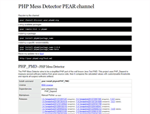 Tablet Screenshot of pear.phpmd.org